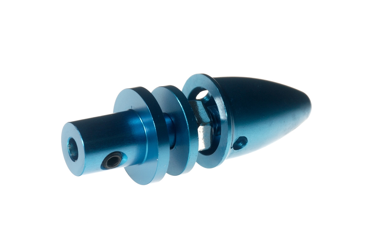 Адаптер пропелера Haoye 01209 вал 4.0 мм гвинт 6.35 мм (гужон, синій) amc