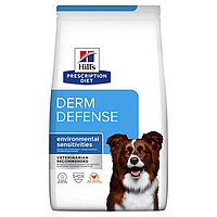 Корм Hills Хиллс PD Canine Derm Defense 1,5 кг Сухой для собак против дерматита и потере шерсти