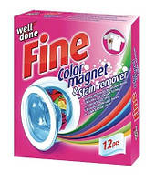 Серветка для прання магнітна  Well Done Fine Color Magnet 12 шт