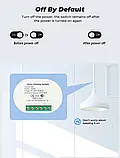Бездротовий вимикач з таймером зворотного відліку в підрозетник 16А 433мГц, фото 6