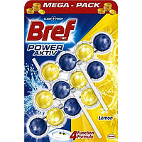 Кульки для унітазу Bref power aktiv Lemon 3x50 г