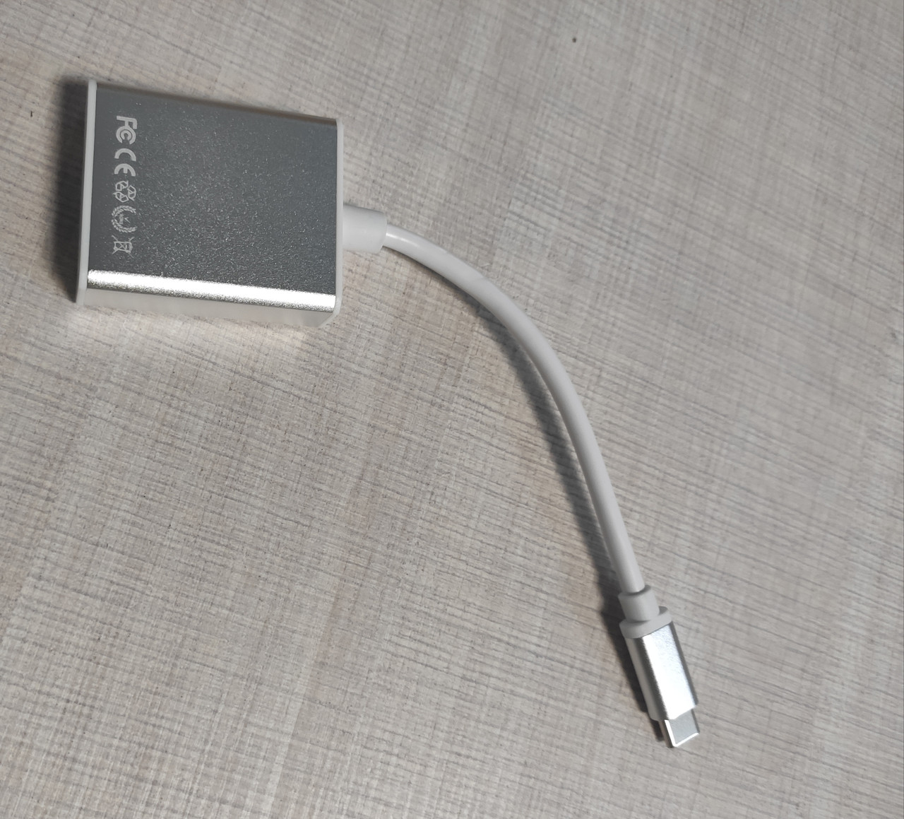 Адаптер перехідник Type-C — VGA-кабель 10 см