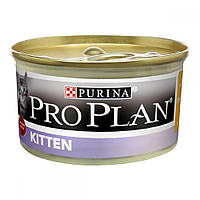 Влажный корм для котят Purina Pro Plan Kitten Мусс с курицей 85 г