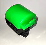 Гучний електричний велодзвінок, зелений колір, фото 4