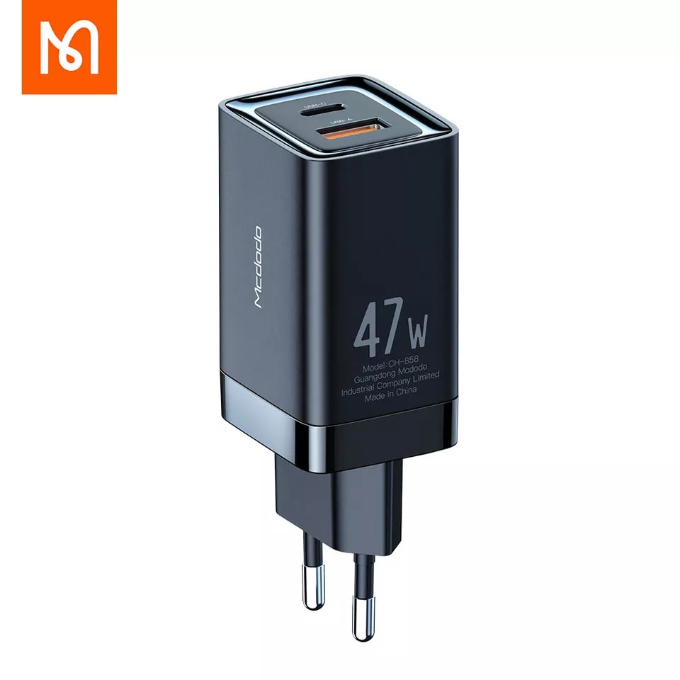 Мережевий заряд Baseus GaN Quick Charger C+U 65W (EU) CCGAN65UE