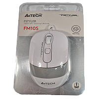 Компьютерная мышка A4Tech FM10S USB (white), безшумная