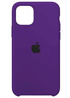 Силиконовый чехол с микрофиброй внутри iPhone 11 Pro Max Silicon Case #30 Ultra Violet