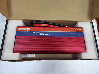 Інвертор 12V-220V 5000 Вт Перетворювач напруги AC/DC PowerOne Plus