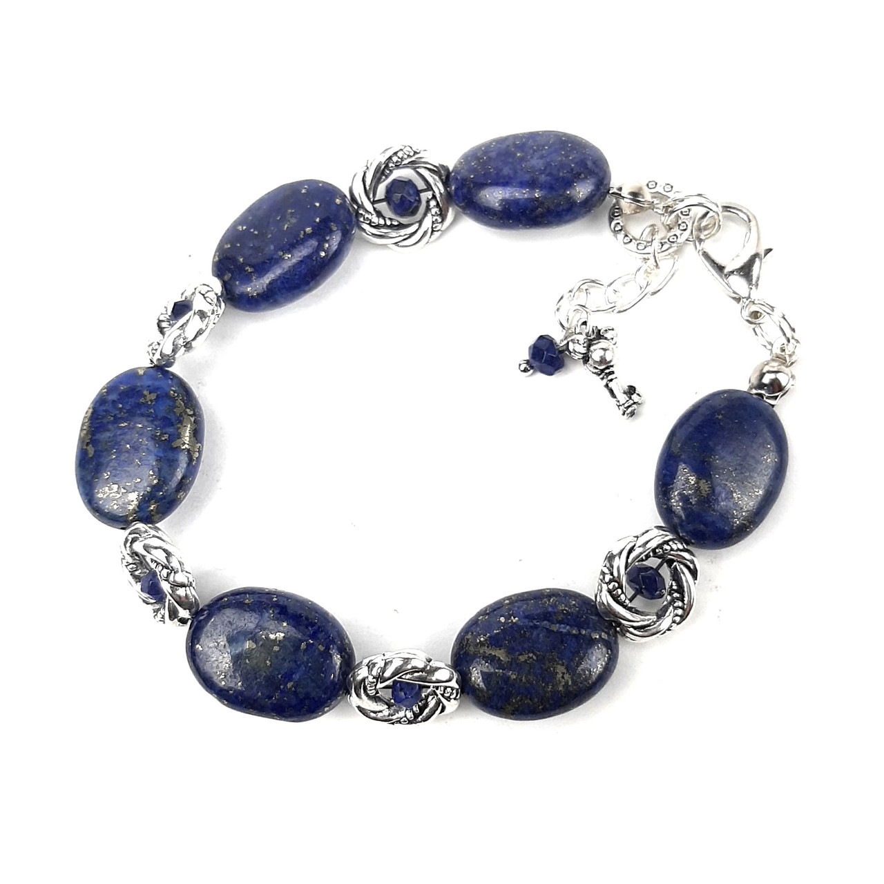 ВІКТОРІ-лазурит. Браслет із натурального каменю, фото 1