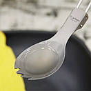 Титанова складна ложка - виделка Tiartisan 150 мм, фото 4