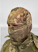 Балаклава мультикам Single Sword Теплая флисовая маска Подлешмник тактический военный зимний Multicam