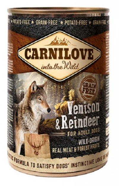 Carnilove Grain Free Dog Adult з північним оленем-400гр