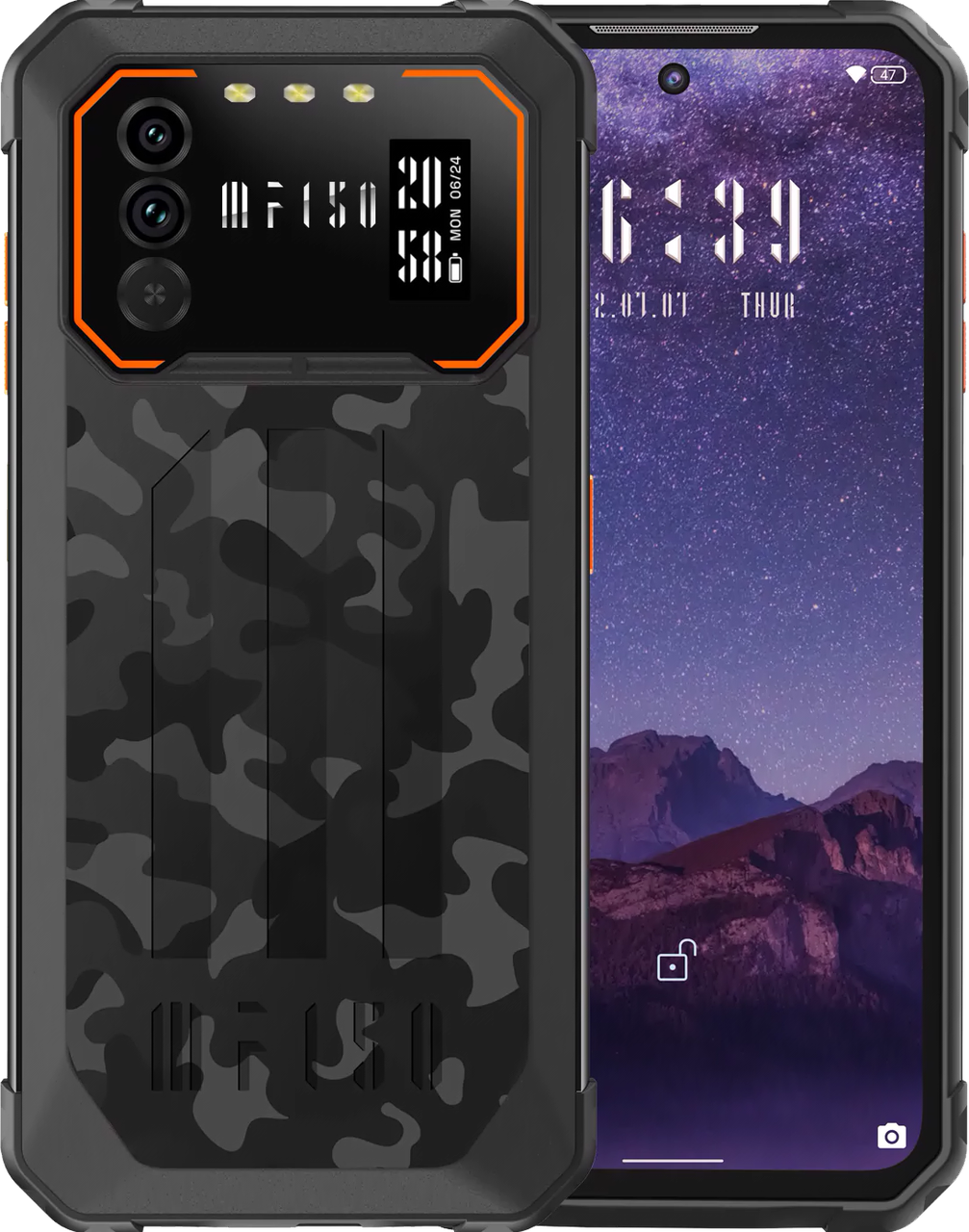 Oukitel F150 B1 6/64GB Black, 10000 mAh, NFC, 20 Mpx, FHD+ Дисплей 6.5", Смартфон IIIF150 B1 Tough Black