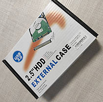 Кишеня зовнішня 2,5" HDD/SSD USB 3.0 прозора, фото 4