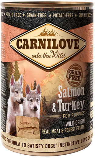 Carnilove Grain Free Puppy з лососем та індичкою-400гр