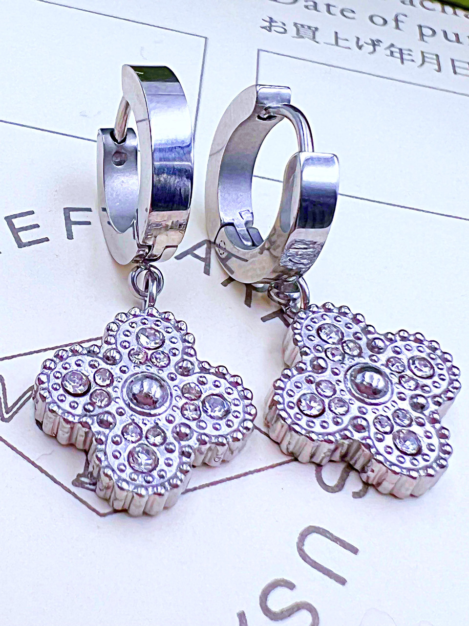 Сережки Stainlees Steel преміум