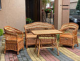 Набір плетених меблів з лози. Арт:1495, фото 2