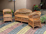 Набір плетених меблів з лози. Арт:1495, фото 5
