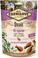 Carnilove Dog Soft Snack з перепілкою та орегано для собак-200гр
