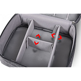 Сумка-органайзер для дротів і аксесуарів дорожня сіра, фото 5