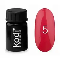 Кольорова гель-фарба для дизайну нігтів Kodi Professional №5, 4 мл