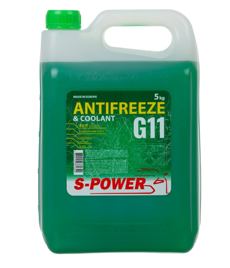Антифриз Зелений S-Power G11 5 кг, фото 1