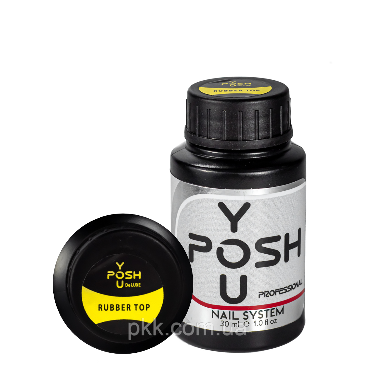 Закріплювач для гель-лаку YouPOSH  Rubber Top каучуковий з липким шаром 30 мл