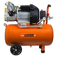 Компресор V 2.5 кВт 435л/хв 8бар 50 л (2 крани) GRAD (7043945)
