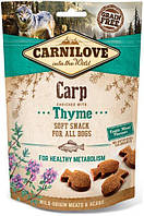 Carnilove Dog Soft Snack з коропом і чебрецем для собак-200гр