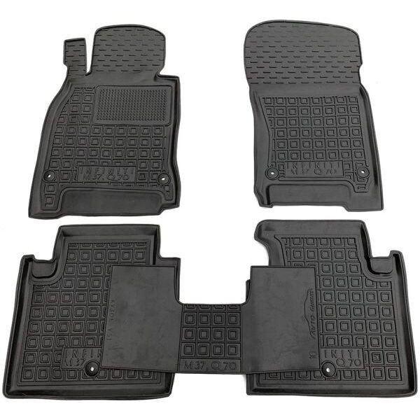 Гумові килимки в салон Infiniti M Q70 2010-, фото 1