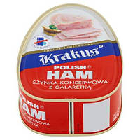 Шинка зі свинини (вітчинка) KRAKUS Szynka konserwowa z galaretk÷ Польща 455г.