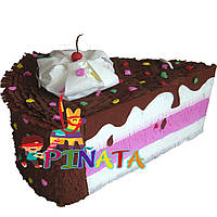 Пиньята Торт Шоколадный на день рождения, с конфетами внутри