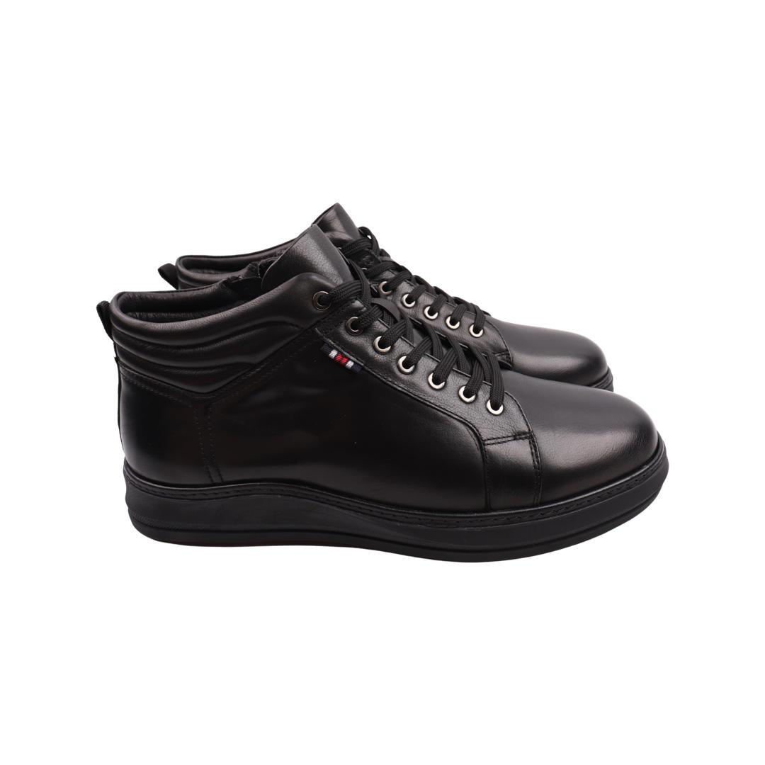 Черевики чоловічі Arees чорні натуральна шкіра, 44, фото 1