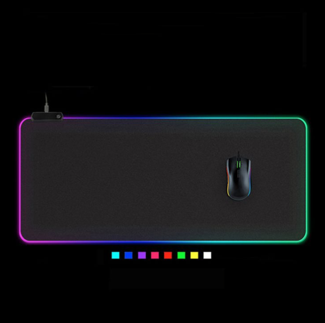 Купить LED коврик для мышки, Черный 80*30 см., цена 599 ₴ — Prom.ua (ID ...