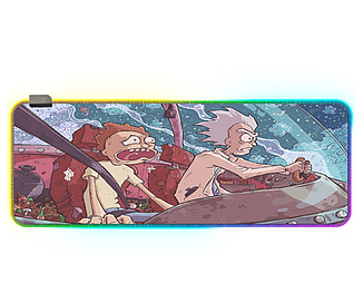 LED килимок для мишки "Rick and morty" 80*30 см., 1