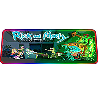 LED коврик для мышки "Rick and morty" 80*30 см., 3