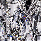 Кришталева люстра на 15 ламп з підсвічуванням основи та пультом д/у PM-L1356/15+15/WT+CH/LED, фото 3