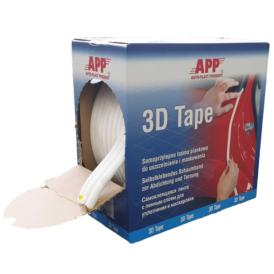 Поролоновий валик для маскування проємів APP 3D Tape 13 мм x 50 м, фото 1