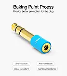 Vention VaB-S01-L 6,35 мм папа до 3,5 мм мама стерео адаптер 1/4 дюйма штекер до 1/8 дюйма стерео роз'єм aux конвертер перехідник, фото 2