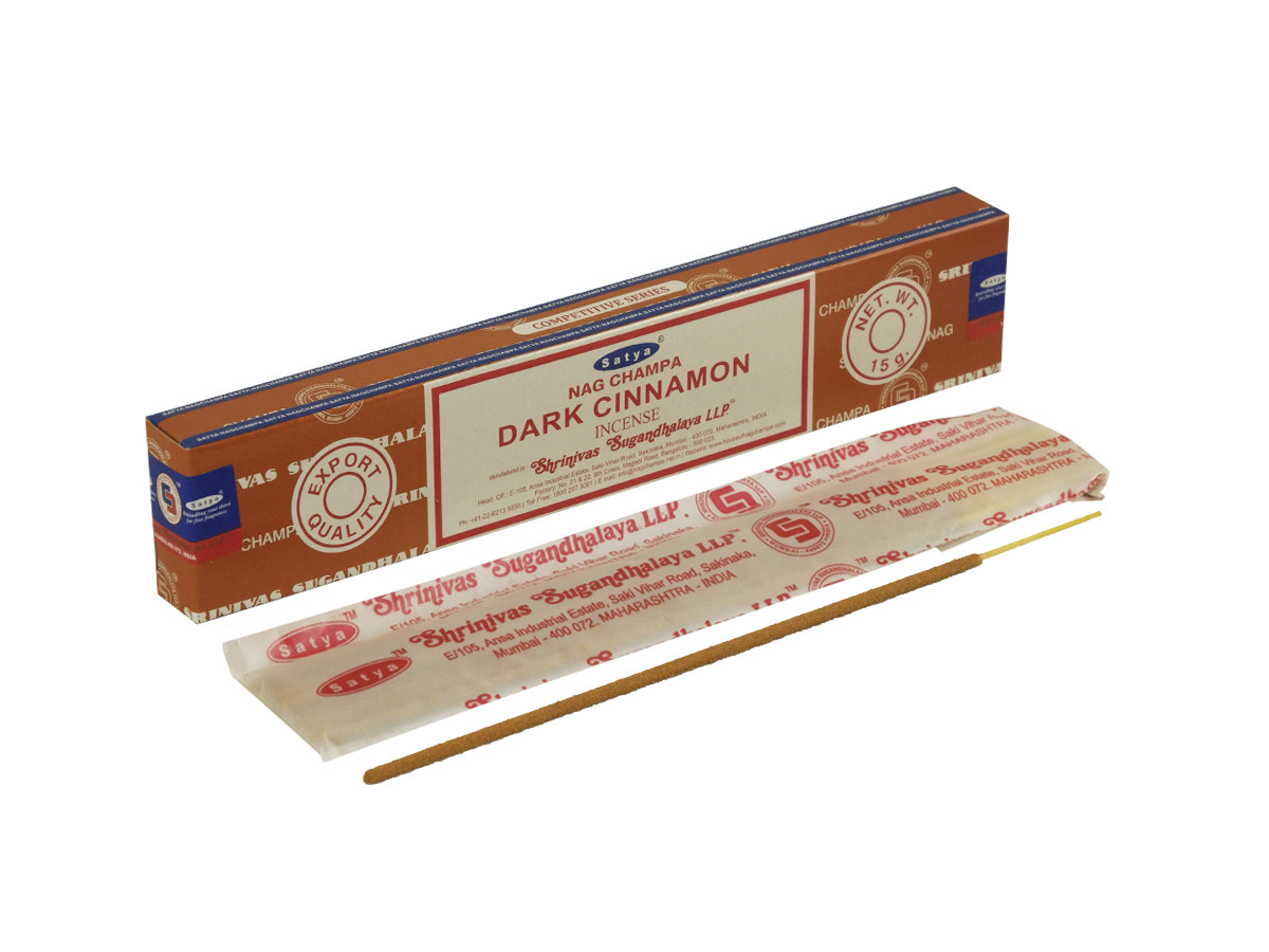 DARK CINNAMON 15GM. SATYA АРОМАПАЛИЧКИ КОРИЦЯ 15 ГРМ. САТЬЯ