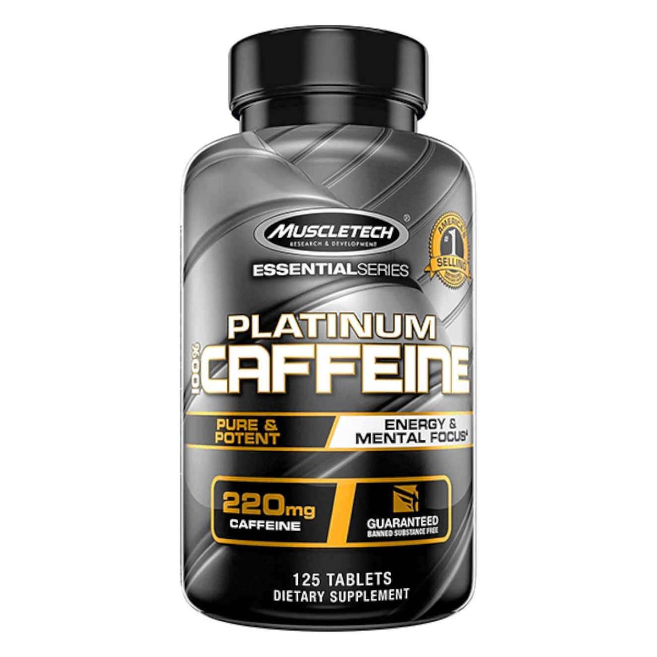 Кофеїн Platinum 100% Caffeine 220mg 125 tablets