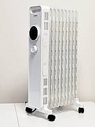 Обігрівач масляний радіатор  Kumtel KUM-1225S 2000 Вт 9 секцій, фото 4