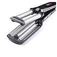 Плойка BaByliss Ionic 3D Waver потрійна, фото 5