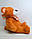 М'яка іграшка ведмедик 010 жовтогарячий 47 см, фото 2