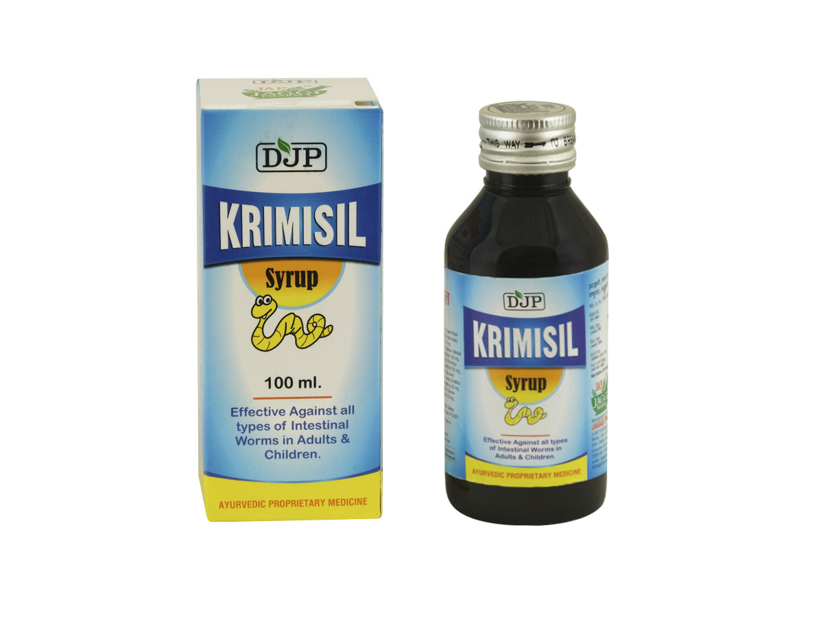 KRIMISIL SYRUP(100МЛ) JAGGI - КРІМІСІЛ СІРОП (крІмол) КОМПЛЕКСНИЙ глистогінний сироп. ДЖАГИ