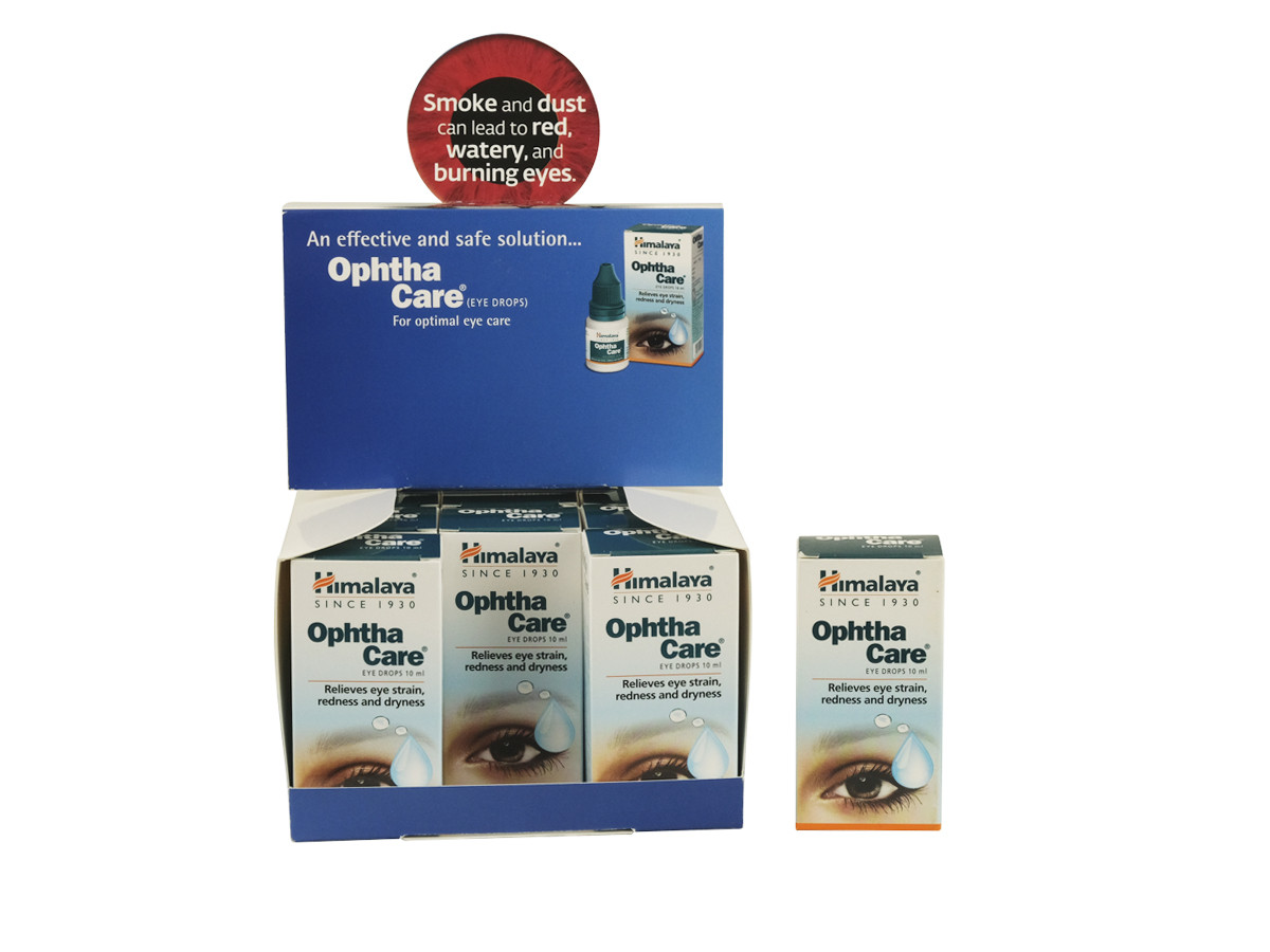 OPHTHA CARE EYE DROPS 10ML. HIMALAYA, Очні краплі Оптакейр Хімалая (10 мл)