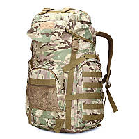 Рюкзак туристический AOKALI Outdoor A51 50L Camouflage CP спортивный для туризма и путишествий на шлейках