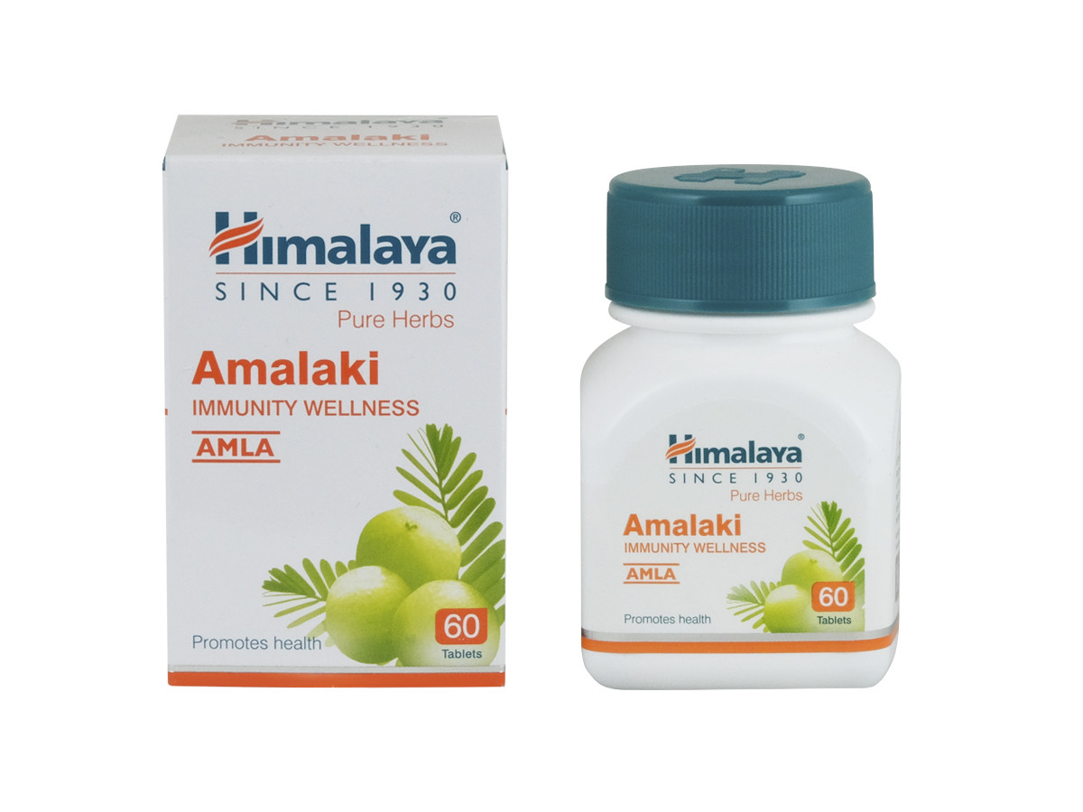 Бад для підвищення імунітету, корекції гемоглобіну AMALAKI HIMALAYA АМАЛАКИ ХІМАЛА 60 таб