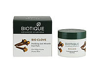 BIO CLOVE FACE PACK (75GM) BIOTIQUE, ГВОЗДИЧНАЯ МАСКА ДЛЯ ЛИЦА