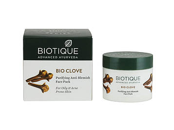 BIO CLOVE FACE PACK (85GM) BIOTIQUE, ГВОЗДИЧНАЯ МАСКА ДЛЯ ОБЛИЧЧЯ